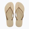 Дамски джапанки Havaianas Slim sand grey / light golden 10