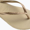 Дамски джапанки Havaianas Slim sand grey / light golden 12