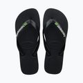 Япония Havaianas Brasil Logo czarne H4110850 10