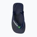 Детски сандали Havaianas Baby Brasil Logo II navy blue / citrus yelloew 6