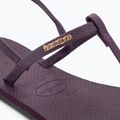 Дамски сандали Havaianas You Riviera лилаво/черно/златно 8