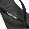 Дамски джапанки Havaianas Slim Flatform Sparkle black 8