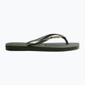Дамски джапанки Havaianas Square Logo Metallic green olive 9