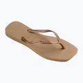 Дамски джапанки Havaianas Square Logo Metallic rose gold / rose gold 9