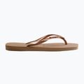 Дамски джапанки Havaianas Square Logo Metallic rose gold / rose gold 10