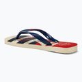 Джапанки Havaianas Top Nautical beige straw / navy blue / ruby red 3