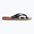 Джапанки Havaianas Top Nautical beige straw / navy blue / ruby red 9