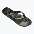 Мъжки джапанки Havaianas Top Camu olive green / black 8