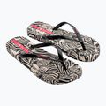 Джапанки Ipanema Animal Print VI beige/black/pink за жени