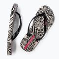 Джапанки Ipanema Animal Print VI beige/black/pink за жени 3