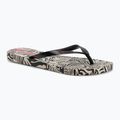 Джапанки Ipanema Animal Print VI beige/black/pink за жени