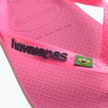 Джапанки Havaianas Brasil Logo Neon pink flux / pink flux 12