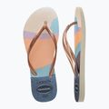 Джапанки Havaianas Slim Palette Glow beige за жени 5