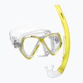 Детски комплект за шнорхелинг Mares Combo Zephir Junior yellow/clear