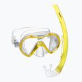 Детски комплект за шнорхелинг Mares Combo Seahorse yellow/clear