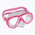 Маска за гмуркане Mares Puffer pink pink/clear