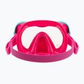 Детска маска за шнорхелинг Mares Turtle aqua/pink 4