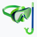 Детски комплект за гмуркане Mares Turtle зелен-син 411778