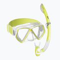 Детски комплект за шнорхелинг Mares Combo Pirate Neon yellow/white/clear 411788SF