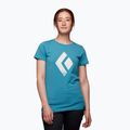 Дамска тениска за катерене Black Diamond Chalked Up blue AP7300524055LRG1