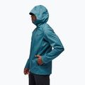 Мъжко дъждобранно яке Black Diamond Stormline Stretch creec blue 3