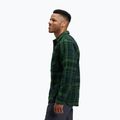 Мъжка трекинг риза Black Diamond Project Heavy Flannel palm green/anthracite plaid 3