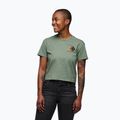 Дамска тениска Black Diamond Faded Crop laurl green