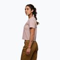 Дамска тениска Black Diamond Faded Crop бледо лилаво 2