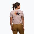 Дамска тениска Black Diamond Faded Crop бледо лилаво 3