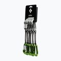 Комплект примки за катерене Black Diamond Litewire Quickpack Set 6 бр. 12 cm envy green