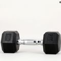 Гумиран дъмбел TREXO Hex HXD50 5 kg 11