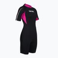 Дамски неопренов костюм за плуване SEAC Shorts Relax 2.2 mm black/pink