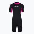 Дамски неопренов костюм за плуване SEAC Shorts Relax 2.2 mm black/pink 2