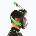 Целолицева маска за шнорхелинг SEAC Magica grey clear/green lime 9