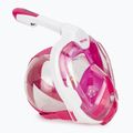 Mаска за цяло лице за шнорхелинг SEAC Magica white/pink