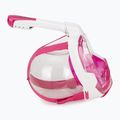 Mаска за цяло лице за шнорхелинг SEAC Magica white/pink 3