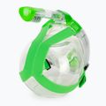 Детска цяла маска за шнорхелинг SEAC Libera lime transparent/lime 4
