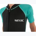 Детски неопренов костюм за плуване SEAC Dolphin Shorty 1,5 mm black/tiffany 5