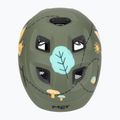 Детска велосипедна каска MET Hooray зелена горска гланцова 6