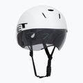 Велосипедна каска MET Codatronica white/silver matt glossy