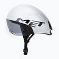 Велосипедна каска MET Codatronica white/silver matt glossy 3