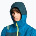 Мъжко дъждобранно яке La Sportiva Crizzle EVO Shell storm blue/electric blue с мембрана 4