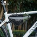 Чанта за велосипедна рамка Rockbros 30180033001 Eco-Friendly 2in1Bike Frame Bag with Shoulder Strap black/green 3