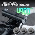 Преден велосипеден фар Rockbros 2410008003 Bike Front Light 1500 Lumen black 4