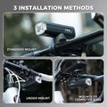 Преден велосипеден фар Rockbros 2410008003 Bike Front Light 1500 Lumen black 5