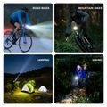 Преден велосипеден фар Rockbros 2410008003 Bike Front Light 1500 Lumen black 7