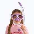 Детски комплект за гмуркане с шнорхел Cressi Marea + Top lilac 3