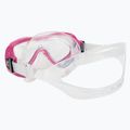 Детски комплект с шнорхел Cressi Ondina + горна маска + шнорхел прозрачен розов DM1010134 4