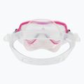 Детски комплект с шнорхел Cressi Ondina + горна маска + шнорхел прозрачен розов DM1010134 5