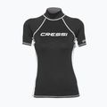 Дамски бански костюм Cressi Rash Guard S/SL черен/бял LW476853